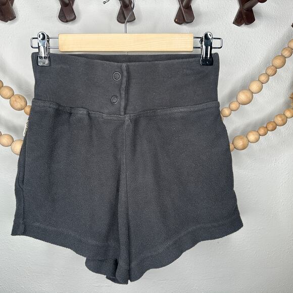 Nike Sportswear Collection Reverse Gray Terry Shorts - Picture 1 of 3